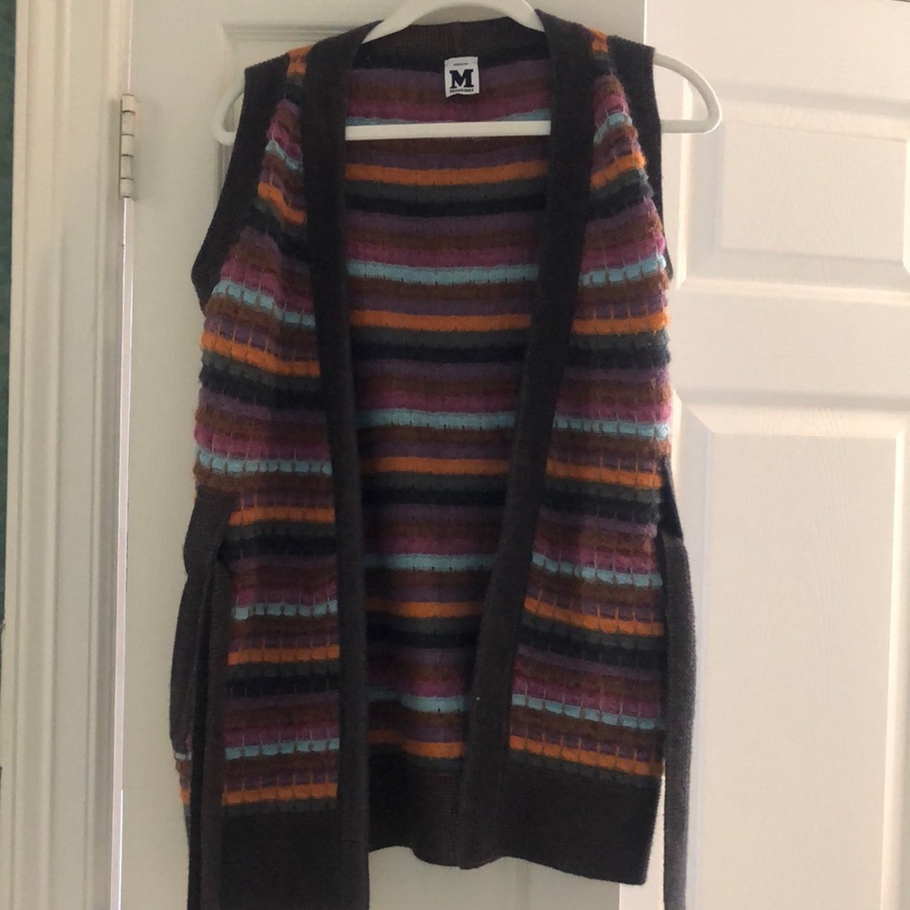 Missoni mohair/ wool striped vest